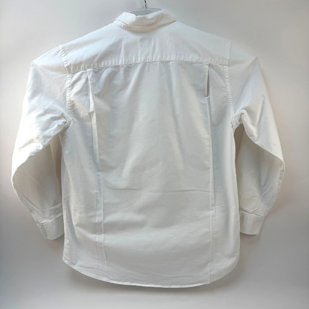 Old Navy Men's Regular Fit Oxford Shirt Stretch White, Long Sleeve, XL - Picture 3 of 14